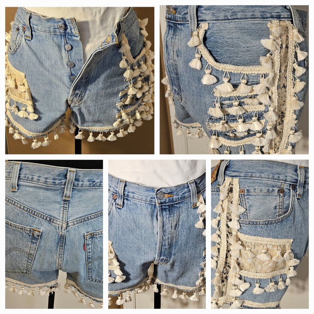 Levi Denim Shorty Shorts